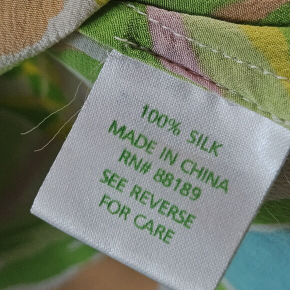 Lilly Pulitzer Guava Elephant Ear Silk Top Size XS Preppy Summer Resort Cruise - Picture 6 of 7